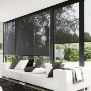 cortinas rollers screen black salas