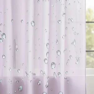 Cortinas de baño de tela impermeable