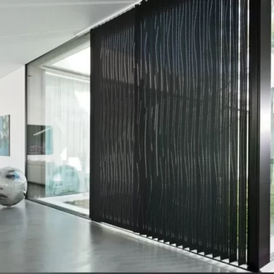 Persianas verticales de tela Black